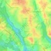 Waterford Green topographic map, elevation, terrain