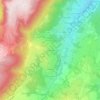Les Mouilles topographic map, elevation, terrain