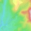Lake Margaret topographic map, elevation, terrain