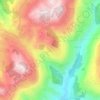 Dfoun topographic map, elevation, terrain