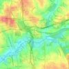 Columbia Heights topographic map, elevation, terrain