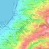 Bsalim topographic map, elevation, terrain