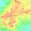 Bexwell topographic map, elevation, terrain