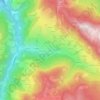 Lunz topographic map, elevation, terrain