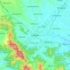 Salaman topographic map, elevation, terrain