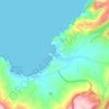 Bouzedjar topographic map, elevation, terrain