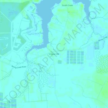 Vinegar Hill topographic map, elevation, terrain