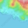 Kenting topographic map, elevation, terrain