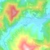 Campersalle-Canalicchia topographic map, elevation, terrain