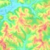 West Carlisle topographic map, elevation, terrain