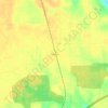 Poarch topographic map, elevation, terrain
