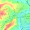 Bromham topographic map, elevation, terrain