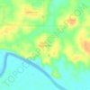 Bangun Rejo topographic map, elevation, terrain