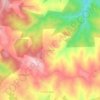 Брусино topographic map, elevation, terrain