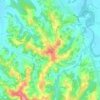Santo Pietro Belvedere topographic map, elevation, terrain