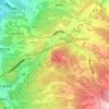 神ノ峯 topographic map, elevation, terrain