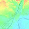 Puente de los Serranos topographic map, elevation, terrain