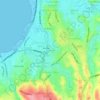 Wanea topographic map, elevation, terrain