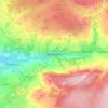 Newmilns topographic map, elevation, terrain