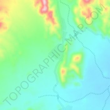 Yallo Menafesha topographic map, elevation, terrain