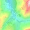 Plaz topographic map, elevation, terrain