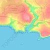 Solva topographic map, elevation, terrain