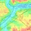 Trowse topographic map, elevation, terrain