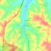 Casais do Camarão topographic map, elevation, terrain