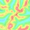 Kyanjale topographic map, elevation, terrain