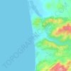 Καλαμάκι topographic map, elevation, terrain