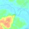 Santa Mission topographic map, elevation, terrain
