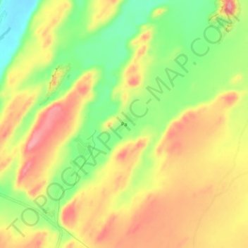 Pa topographic map, elevation, terrain