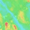 Koskenniska topographic map, elevation, terrain