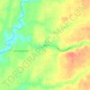 Volga topographic map, elevation, terrain