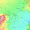 Purwantoro topographic map, elevation, terrain