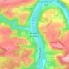 Hermeton-sur-Meuse topographic map, elevation, terrain