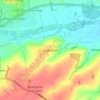Cogenhoe topographic map, elevation, terrain