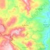 Guasculile topographic map, elevation, terrain