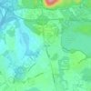 Ponkapoag topographic map, elevation, terrain