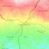 Siborong-Borong topographic map, elevation, terrain