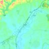 Rentian topographic map, elevation, terrain