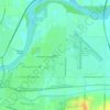 Oakland topographic map, elevation, terrain