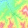 Miraflores topographic map, elevation, terrain