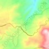 Sukamulia topographic map, elevation, terrain