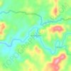 Muara Bubuhi topographic map, elevation, terrain