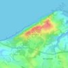 Cranmore topographic map, elevation, terrain