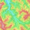 Weichsel topographic map, elevation, terrain