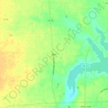Boyd topographic map elevation - Thumbnail 