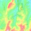 Deliana topographic map, elevation, terrain