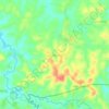 Ciburuy topographic map, elevation, terrain